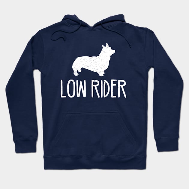 Low Rider Corgi Dog Hoodie by mauno31